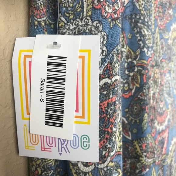 NWT Lularoe Paisley Print Sarah Duster Cardigan: S - Picture 3 of 11